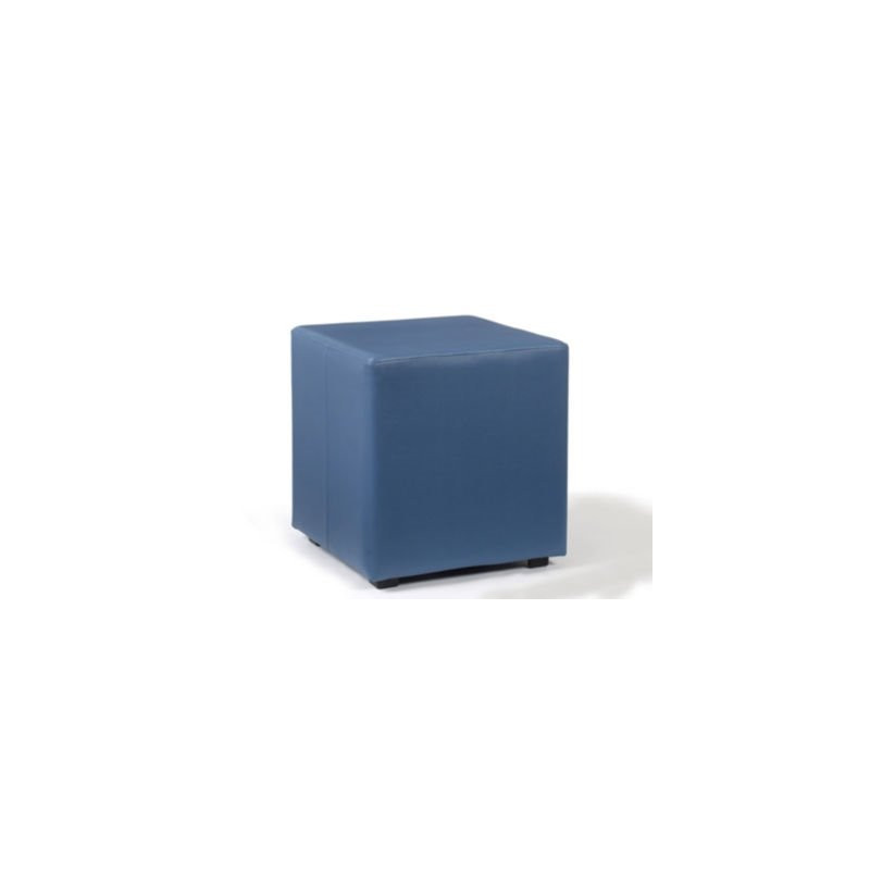 POUF FLYN PVC BLEU