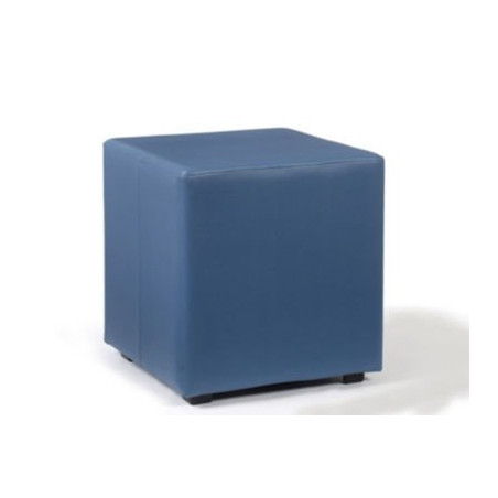 POUF FLYN PVC BLEU