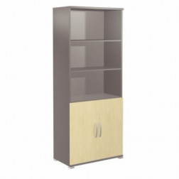 MEUBLE HT 2 PORTES BASSES ANT/HETRE