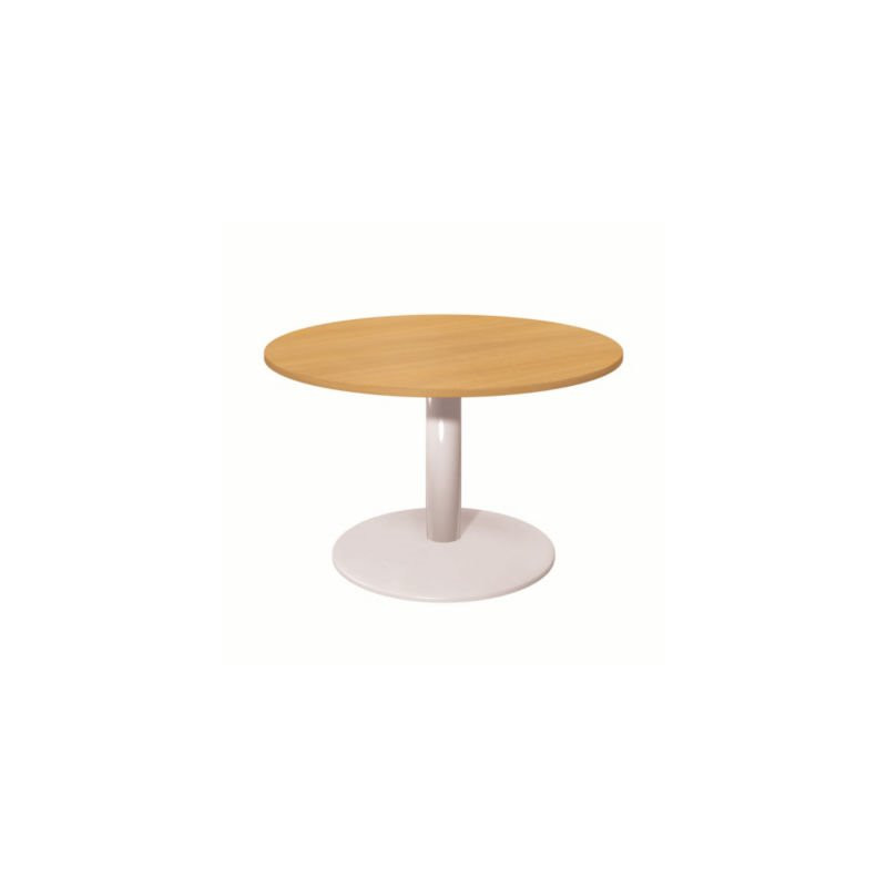 TABLE RONDE Ø100 CHENE PIEDS TULIPE BLC