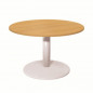 TABLE RONDE Ø100 CHENE PIEDS TULIPE BLC