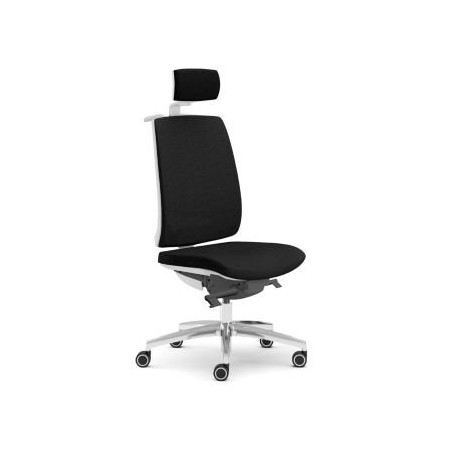 SIEGE TARAH BLANC ALU ASSISE NOIR TETPM