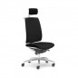 SIEGE TARAH BLANC ALU ASSISE NOIR TETPM