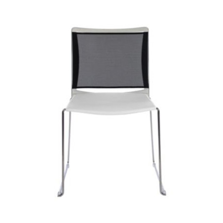 CHAISE GIULIA DOS MAILL.NOIR POLYPBLANC