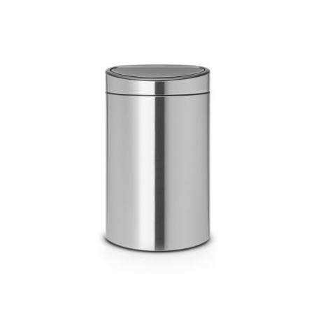 POUBELLE TOUCH BIN NEW 40L MATT STEEL