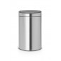 POUBELLE TOUCH BIN NEW 40L MATT STEEL