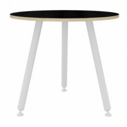 TABLE RONDE HALDEN 80CM NR BD CH PDS BL