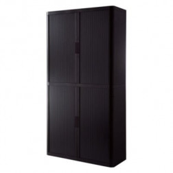 ARMOIRE RIDEAUX H.204 CM NOIR/NOIR