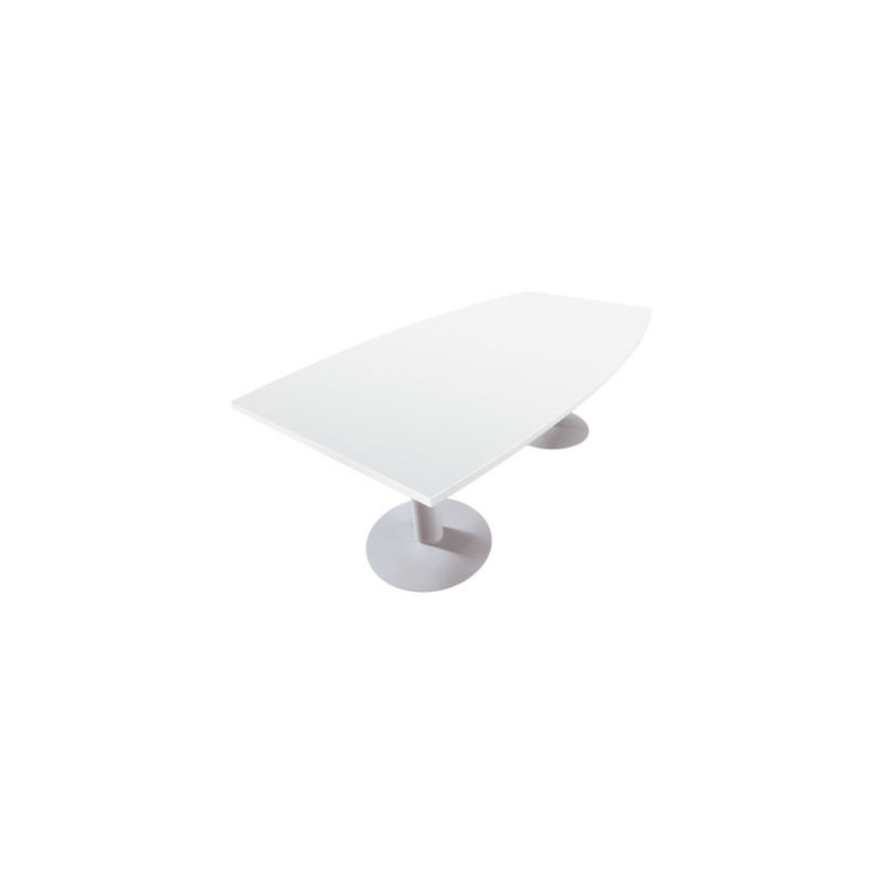 TABLE ACTUAL TONN P TULIPE BLANC ALU