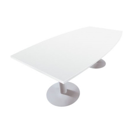 TABLE ACTUAL TONN P TULIPE BLANC ALU