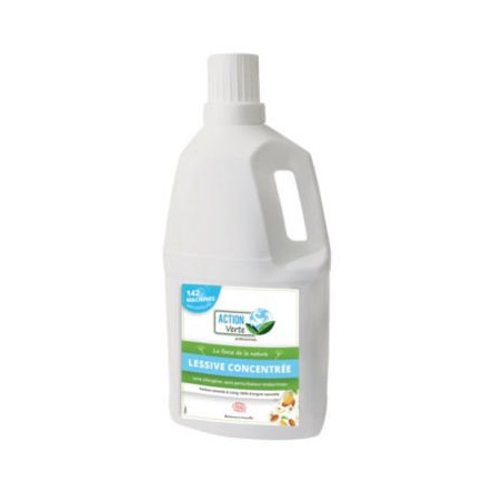 LESSIVE LIQUIDE ACTION VERTE AMANDE 5L