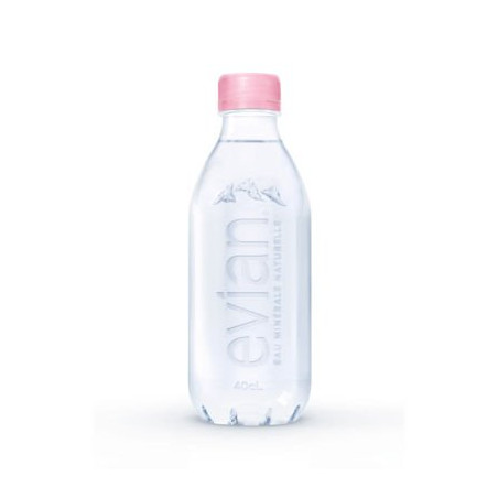 LOT DE 24 EVIAN NUDE 40 CL