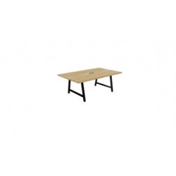 TABLE COHESION 200x120 -CHENE NEBR/NOIR