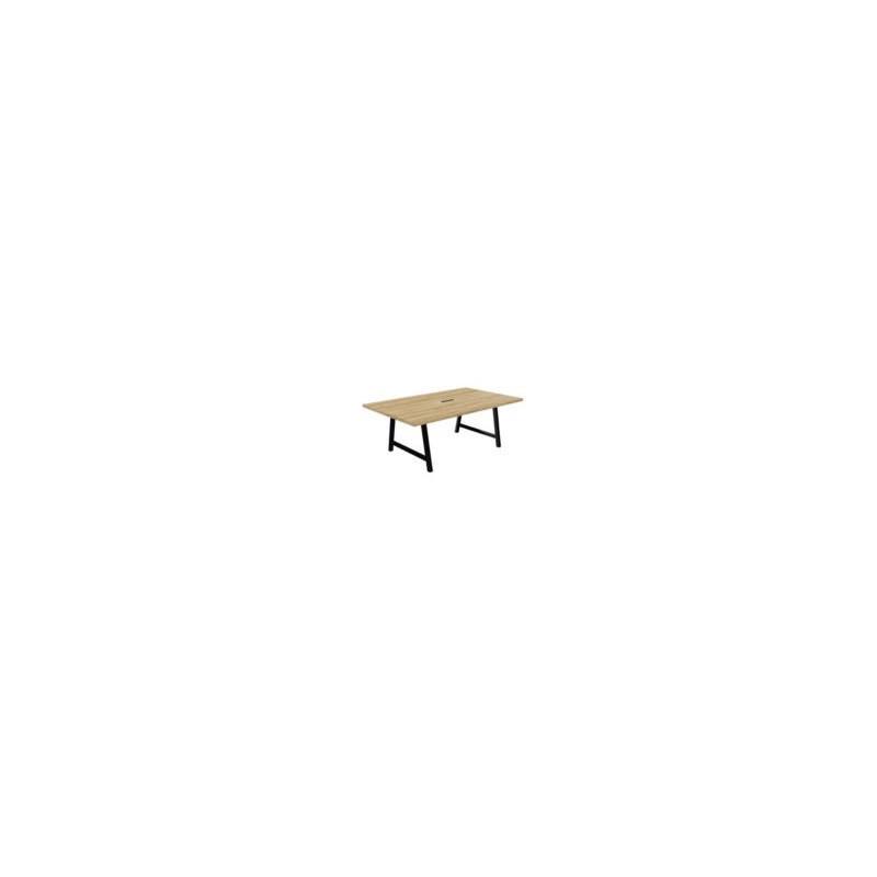 TABLE COHESION 200x120 -CHENE NEBR/NOIR