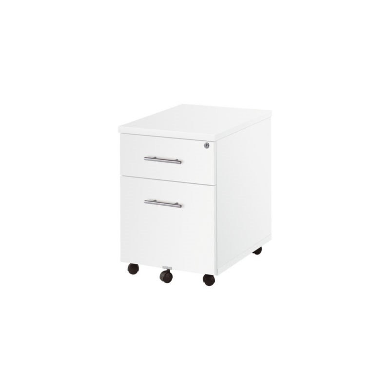 CAISSON MOBILE 2 TIROIRS BLANC