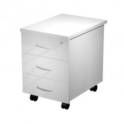 CAISSON MOBILE WOOD 3T BLANC