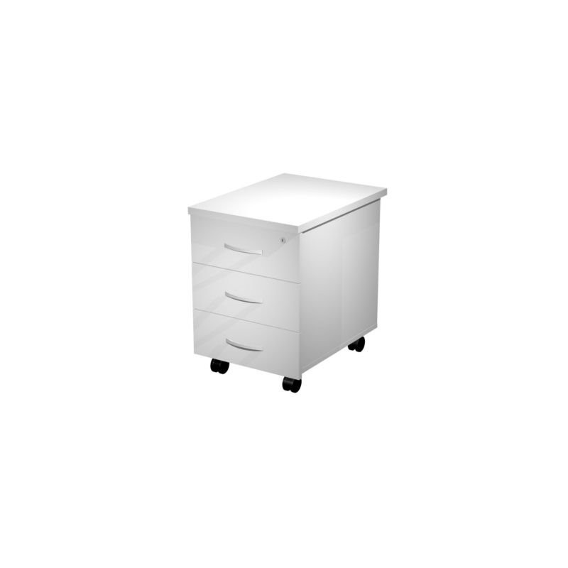 CAISSON MOBILE WOOD 3T BLANC