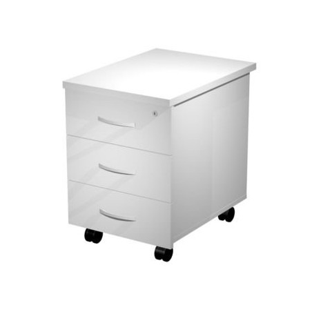 CAISSON MOBILE WOOD 3T BLANC