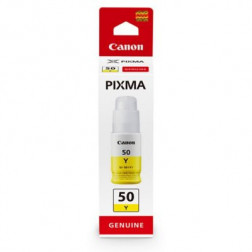 RECHARGE FLACON CANON GI 50J JAUNE