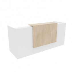 BANQUE AROLD 246 x 88 CM BLANC ORME