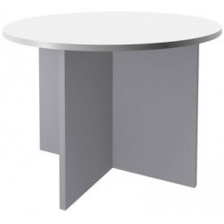 TABLE RONDE ACTUAL PDS TULIPE BLC ALU