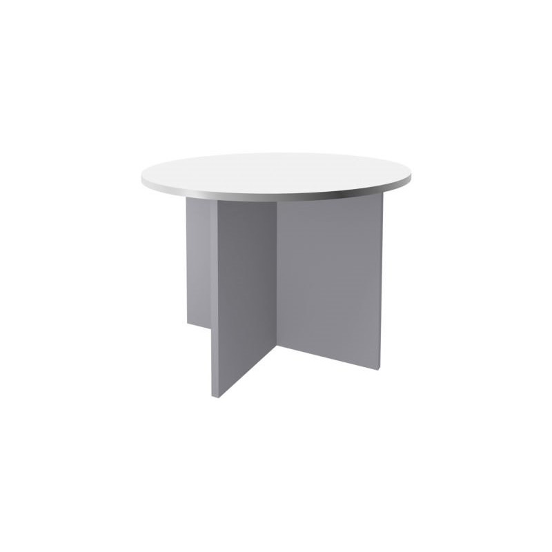 TABLE RONDE ACTUAL PDS TULIPE BLC ALU