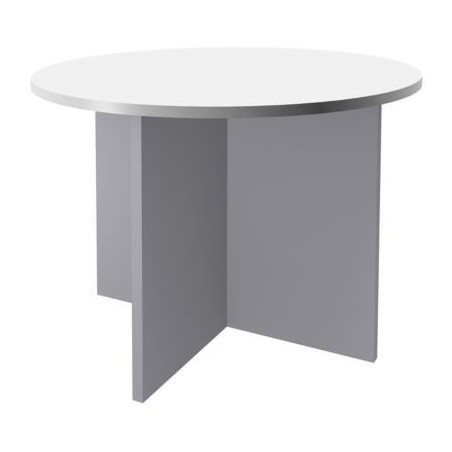 TABLE RONDE ACTUAL PDS TULIPE BLC ALU