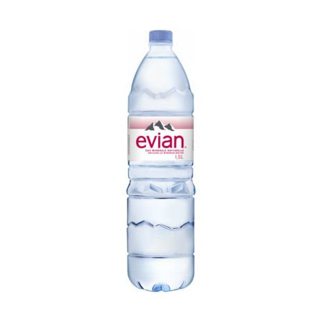 LOT 12 BOUTEILLES EVIAN 1,5L