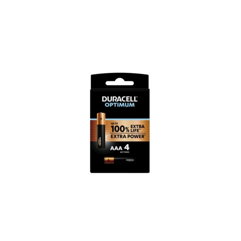 DURACELL OPTIMUM AAA (LR03) 1,5 V X 4