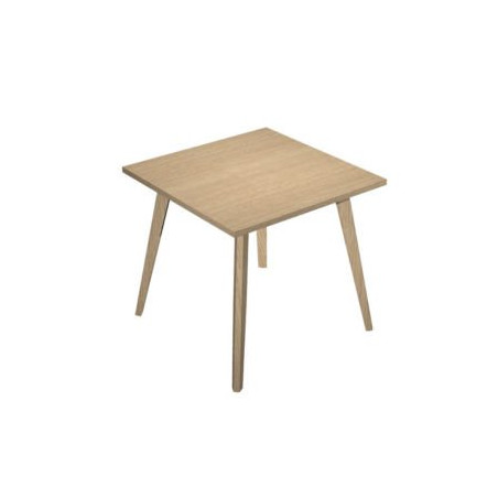 BUREAU HALDEN CHENE PIEDS BOIS 80X80