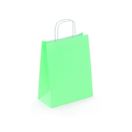 LOT 50 SAC KRAFT VERT D'EAU 24X31X12CM