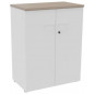 ARMOIRE H104 BLANC - TOP ARGILE PORTES