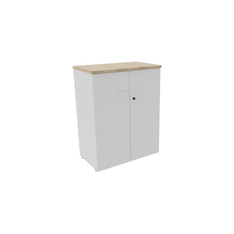 ARMOIRE H104 BLANC - TOP CHENE PORTES