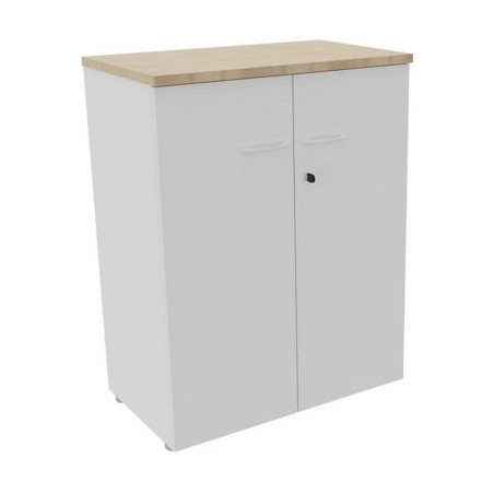 ARMOIRE H104 BLANC - TOP CHENE PORTES