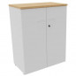 ARMOIRE H104 BLANC - TOP HETRE PORTES