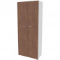 ARMOIRE HAUTE AROLD 214 NOYER/BLANC