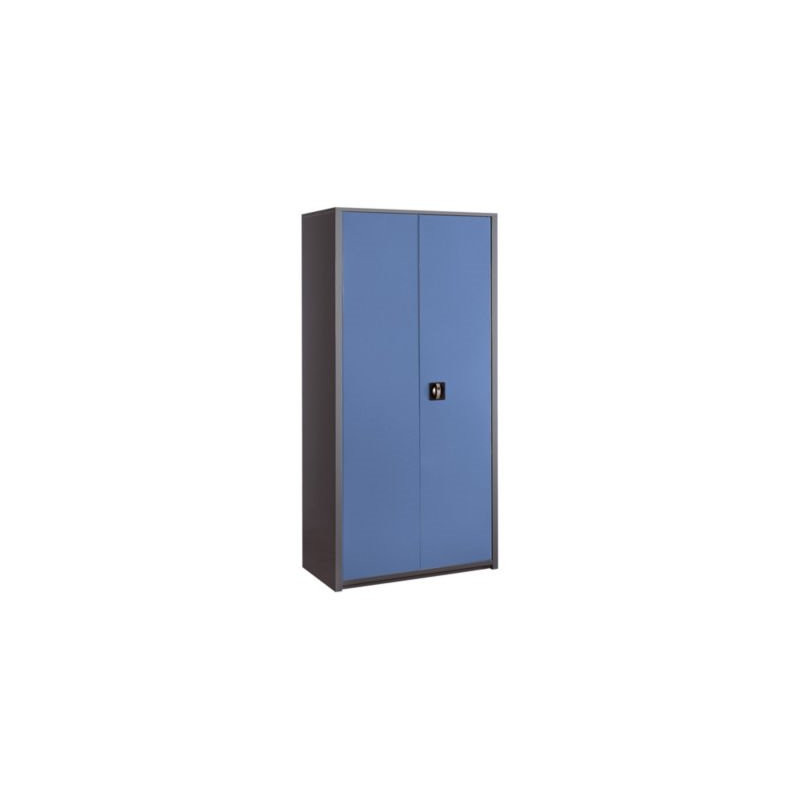 ARMOIRE PB CLASSTOUT 180X90CM ANTH/BLEU