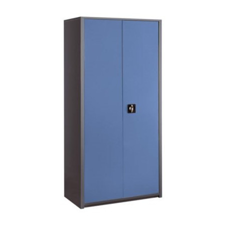 ARMOIRE PB CLASSTOUT 180X90CM ANTH/BLEU