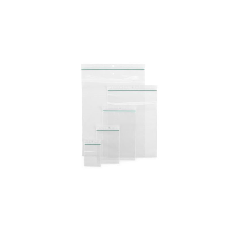 Assortiment de 1000 sachets plastique 50% recyclé zip 60 microns RAJA 