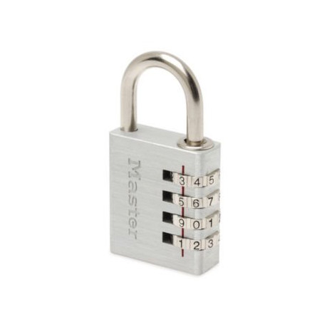 Cadenas à combinaison programmable aluminium Master Lock 40 mm