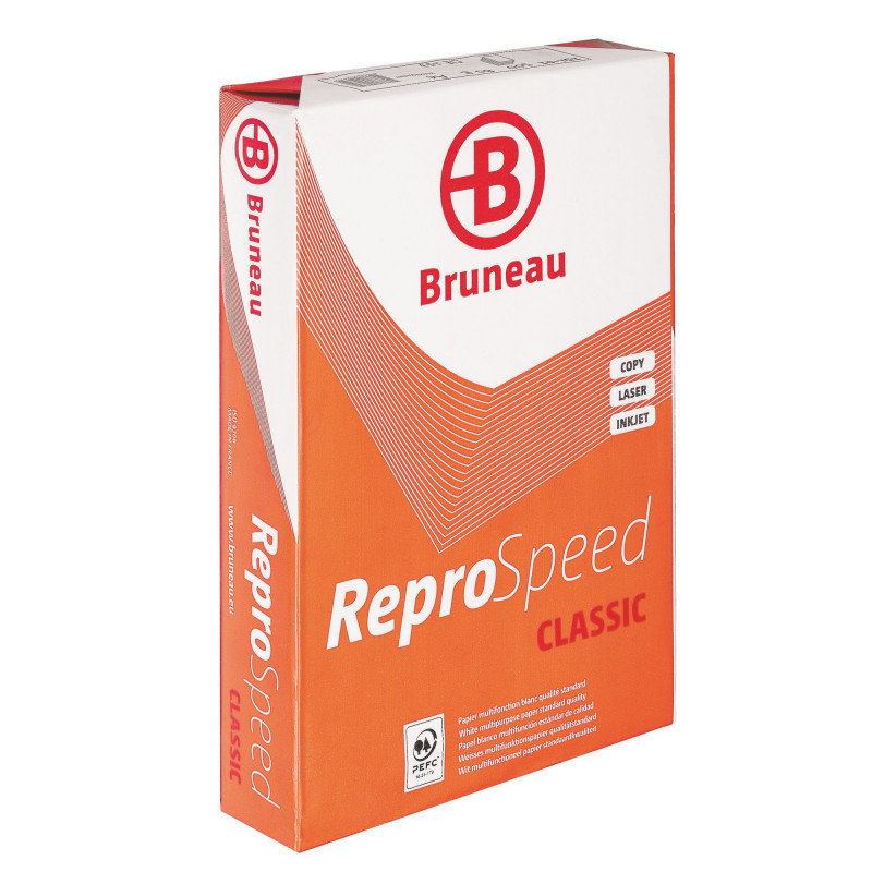 PAPIER A3 BLANC 80 G BRUNEAU REPROSPEED - RAMETTE DE 500 FEUILLES