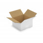 Caisse carton blanche simple cannelure RAJA 16x12x11 cm