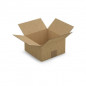 Caisse carton brune simple cannelure RAJA 20x20x11 cm