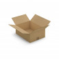 Caisse carton brune simple cannelure RAJA 20x20x11 cm