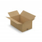 Caisse carton brune simple cannelure RAJA 20x20x11 cm