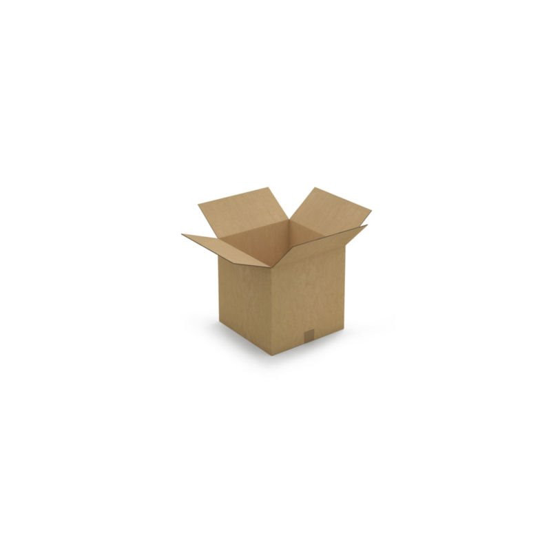 Caisse carton brune double cannelure RAJA 35x35x35 cm