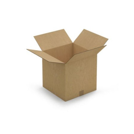 Caisse carton brune double cannelure RAJA 35x35x35 cm