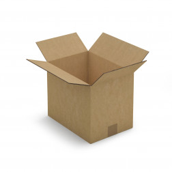 Caisse carton brune double cannelure RAJA 35x35x35 cm