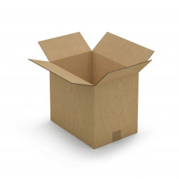 Caisse carton brune double cannelure RAJA 35x35x35 cm