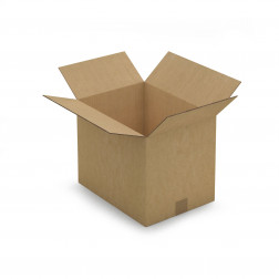 Caisse carton brune double cannelure RAJA 35x35x35 cm